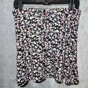 Divided by H&M floral mini skirt 10